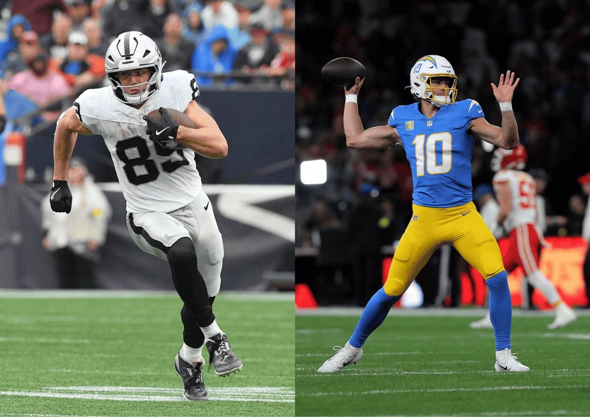 Raiders vs. Chargers prediction and fantasy outlook for Week 2 MNF feat. Brock Bowers, Justin Herbert, and more