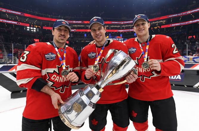 Team Canada star Nathan MacKinnon makes Brad Marchand's case to make 2025 Olympics roster - "He's a no-brainer"