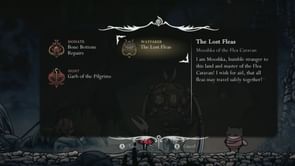 How to complete Lost Fleas wish in Hollow Knight Silksong