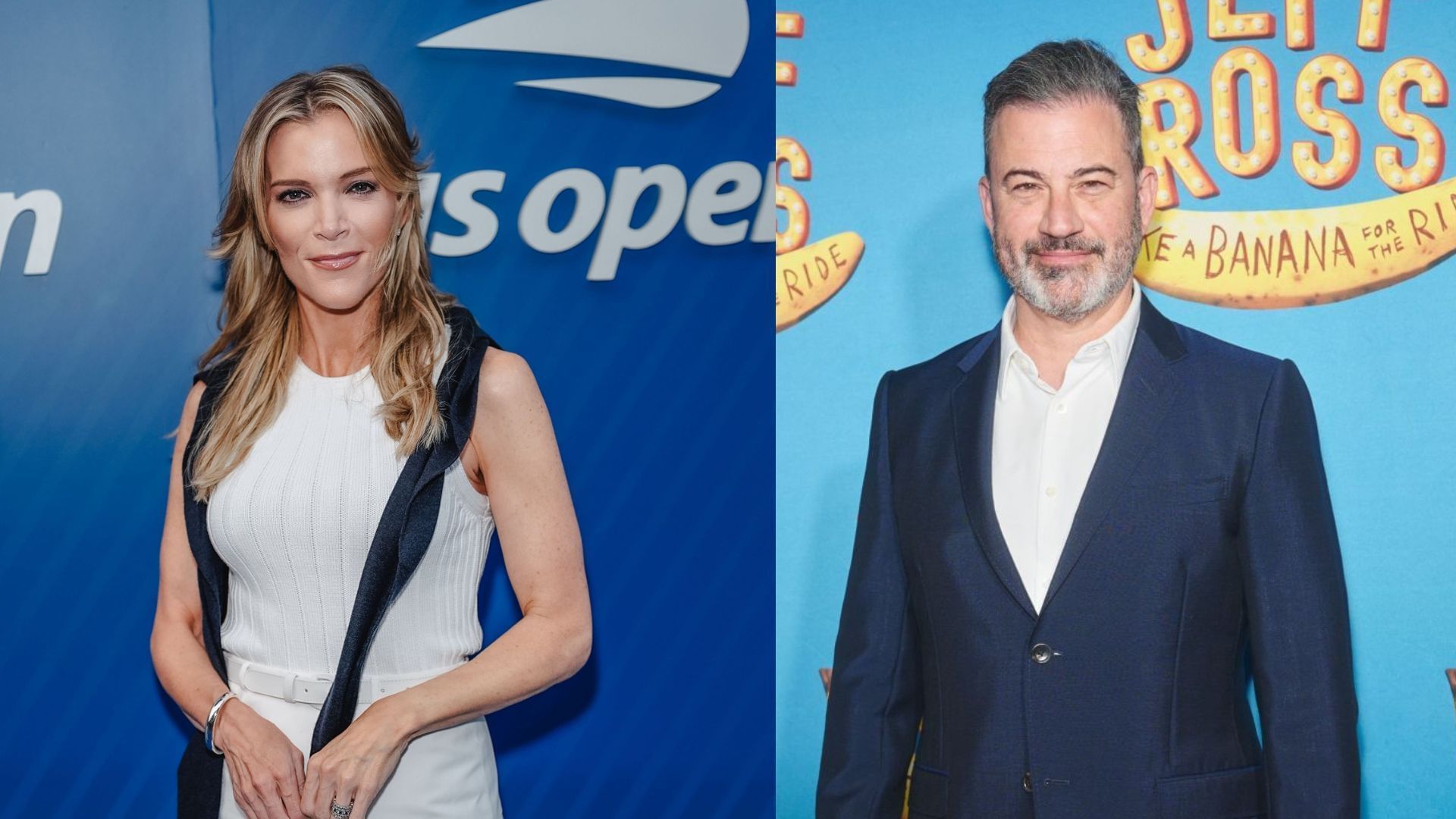From L to R: Megyn Kelly and Jimmy Kimmel (Image via Getty Images)