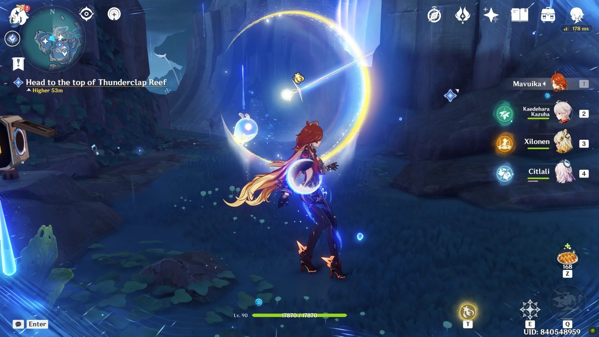 Use Moonlanes to go to the top of the reef (Image via HoYoverse)