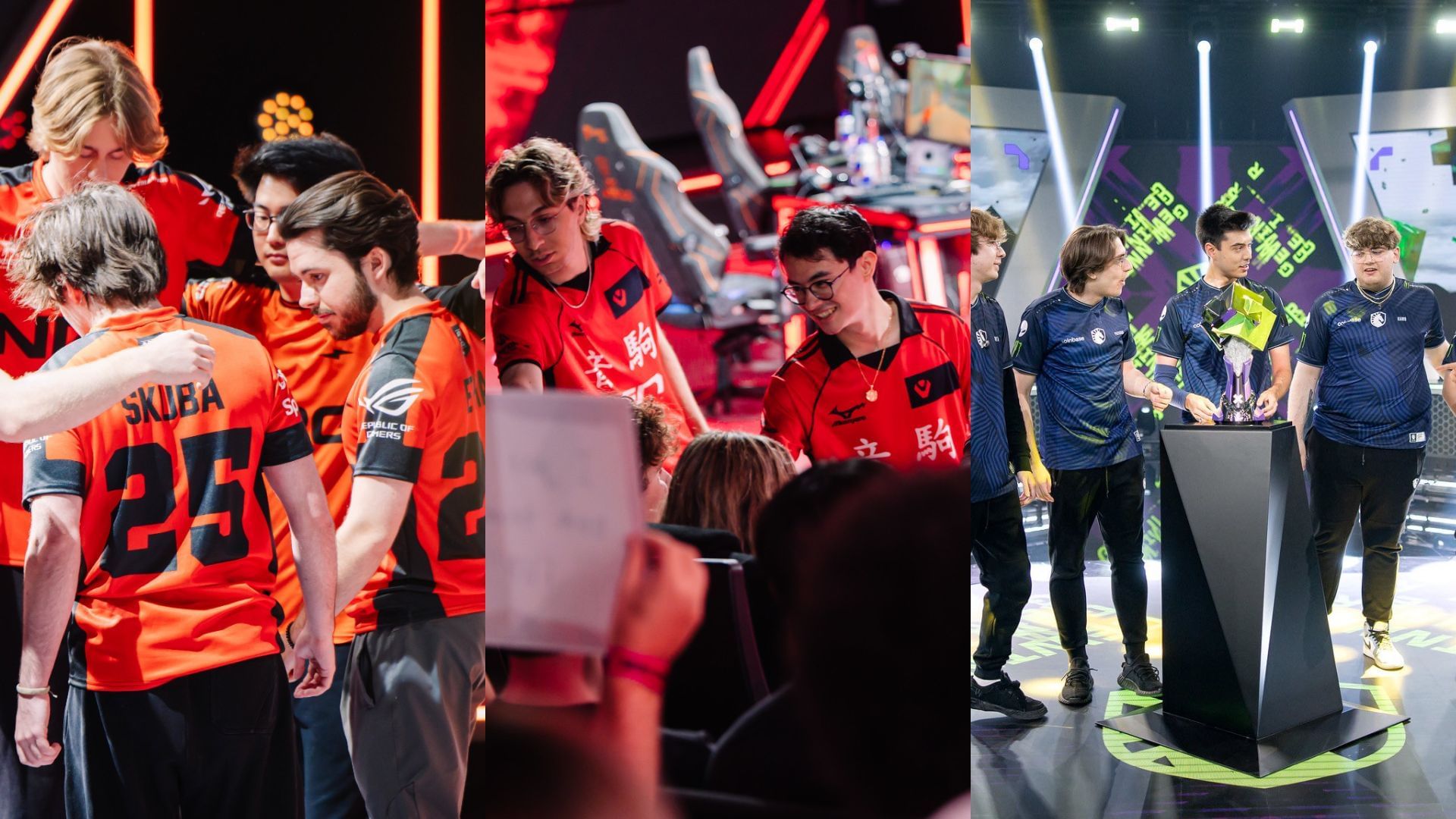 3 dream scenarios that could unfold at Valorant Champions 2025 (Image via NRG || Sentinels || Team Liquid)
