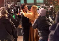 Justin Baldoni and Blake Lively on the sets of It Ends With Us (Image via Getty)
