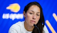 Jessica Pegula during a press conference at the 2025 US Open (Source: Getty)