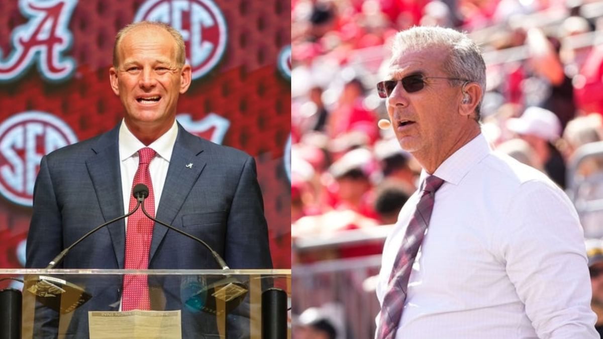 "I'm worried about Alabama right now": Urban Meyer makes critical remarks about Kalen DeBoer following big fumble in 2025 season opener