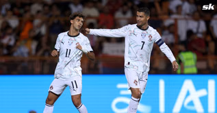 Cristiano Ronaldo and Portugal defender pay tribute to Diogo Jota after scoring in FIFA World Cup qualifier vs Armenia