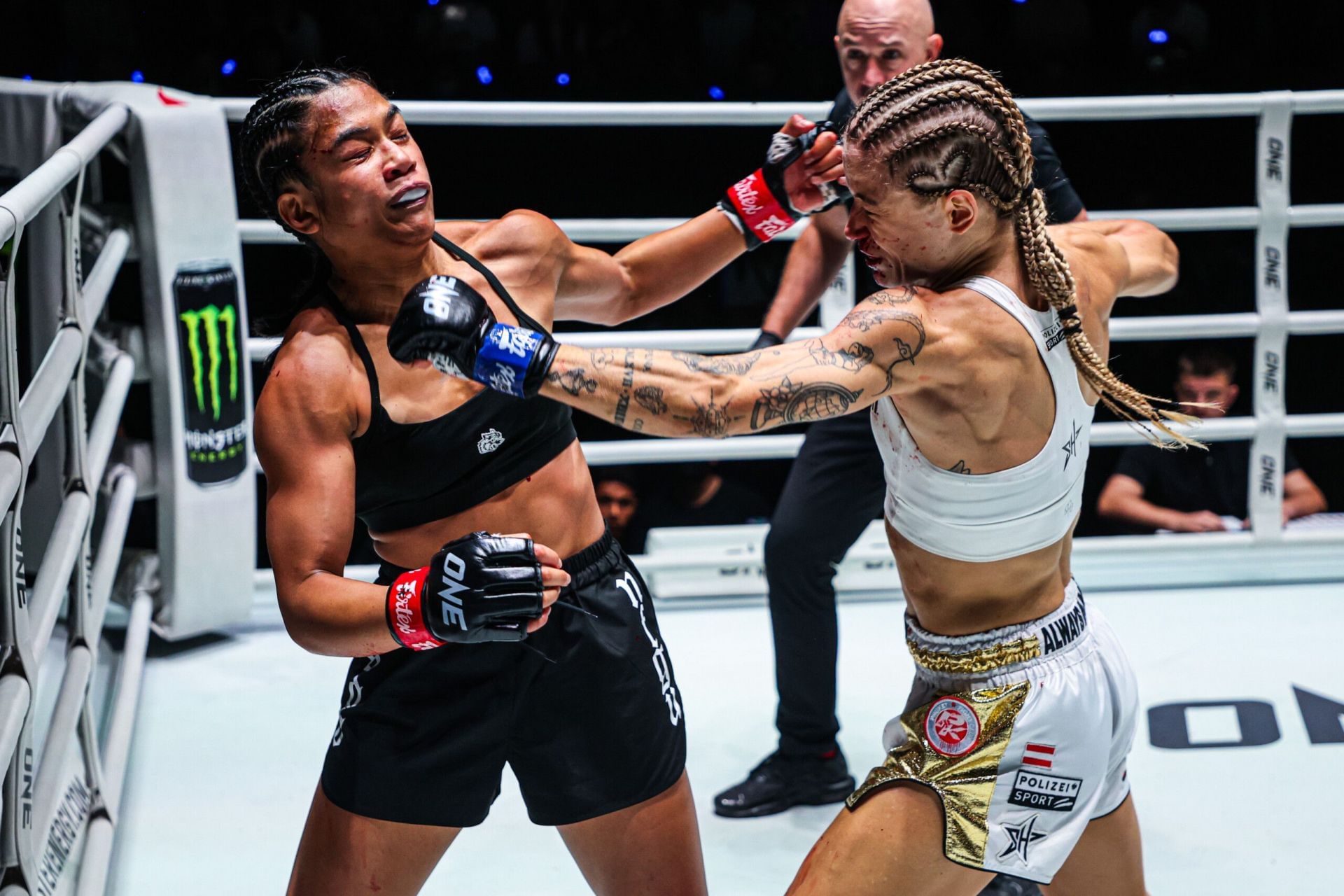 Stella Hemetsberger (R) vs Jackie Buntan | Image by ONE Championship