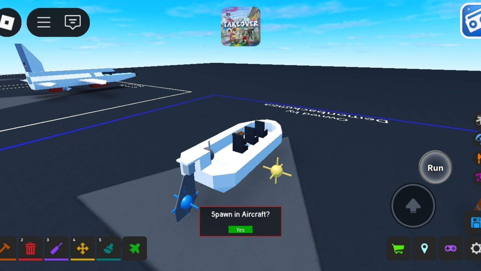 First challenge Boat (Image via Roblox)