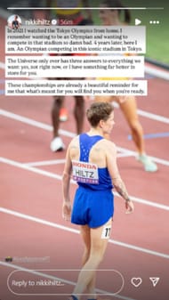 Captura de pantalla de la historia de Instagram en Hilldz.