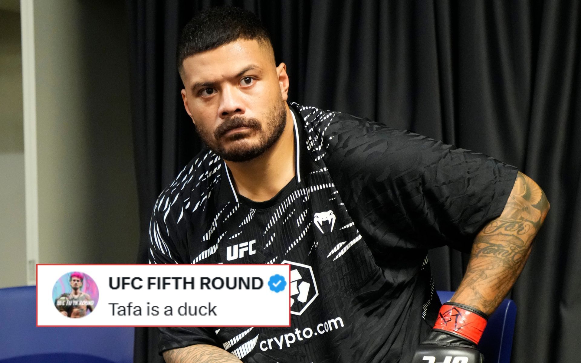 Justin Tafa (pictured) has drawn the ire of fans with his latest fight withdrawal. [Image courtesy: Getty Images]