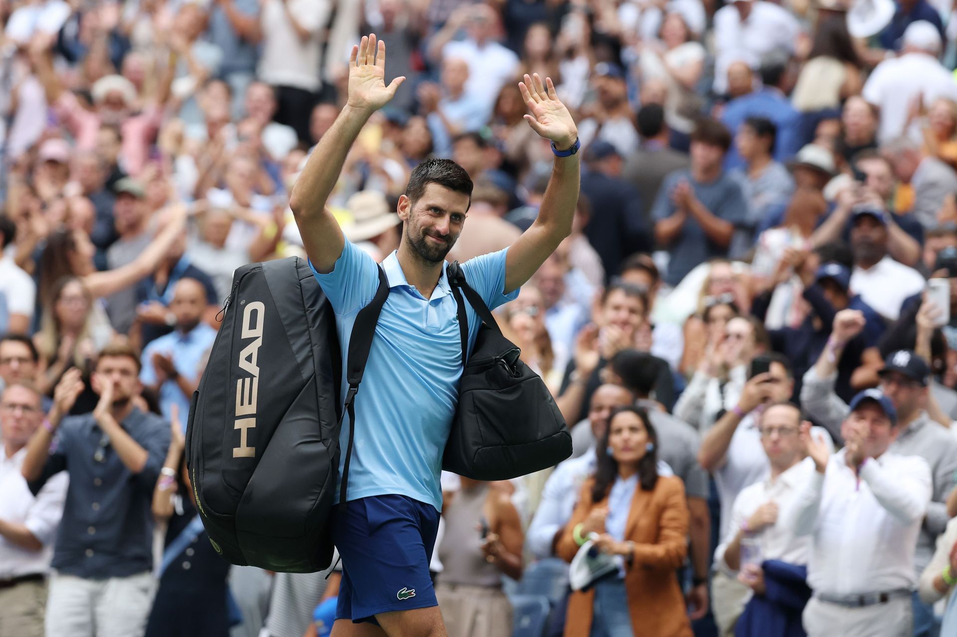 Novak Djokovic pictured at the 2025 US Open | Image Source: Getty