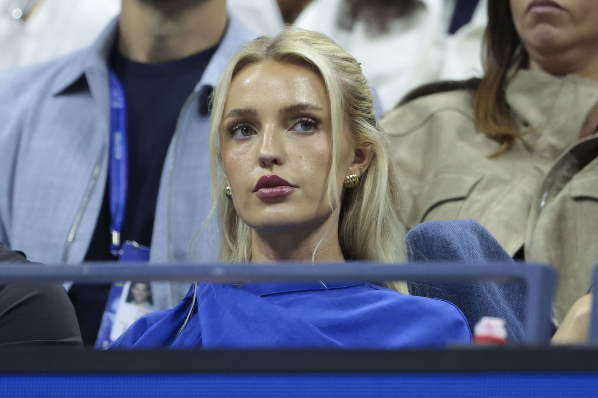 Taylor Fritz&#039;s girlfriend, Morgan Riddle, at the 2025 US Open Tennis Championships - Source: Getty