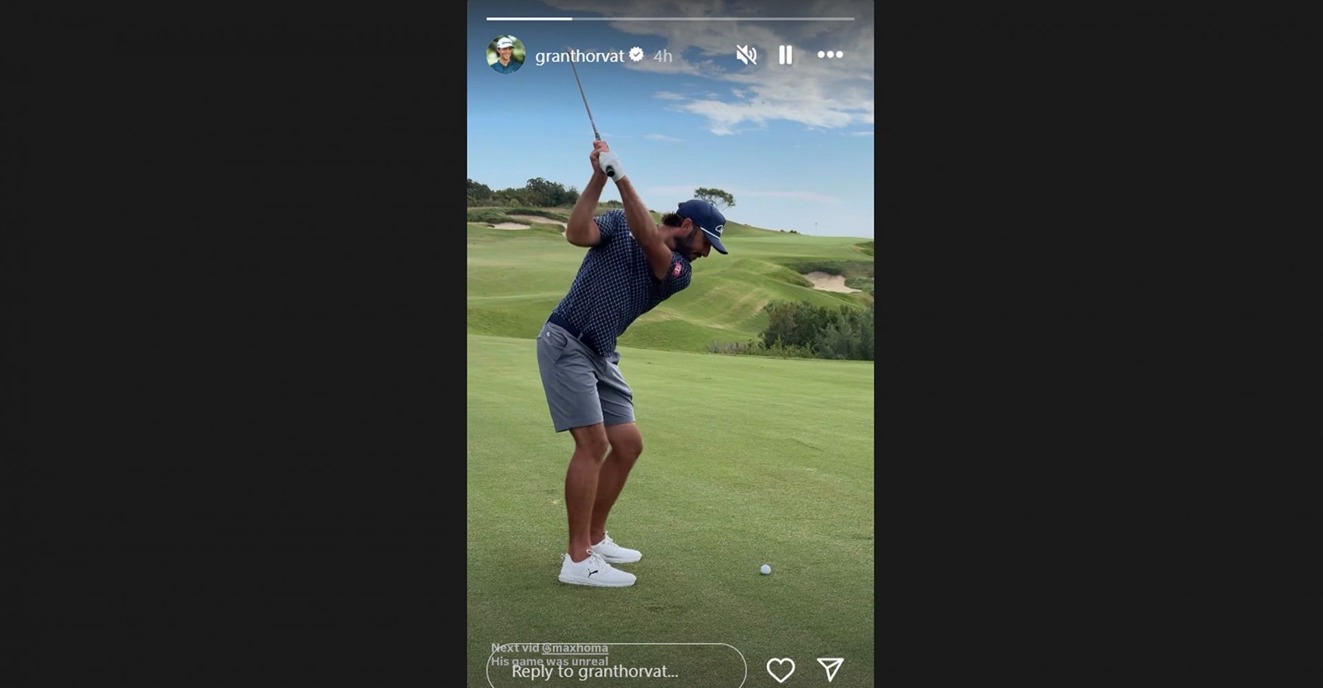 Grant Horvat sums up Max Homa&rsquo;s gameplay in 4 words as he announces new video update/@granthorvat