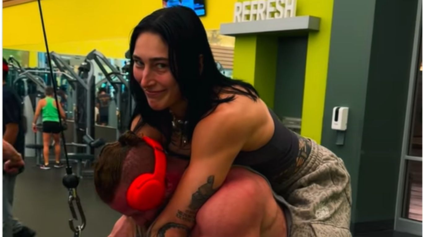 Buddy Matthews and Rhea Ripley [Image via Buddy