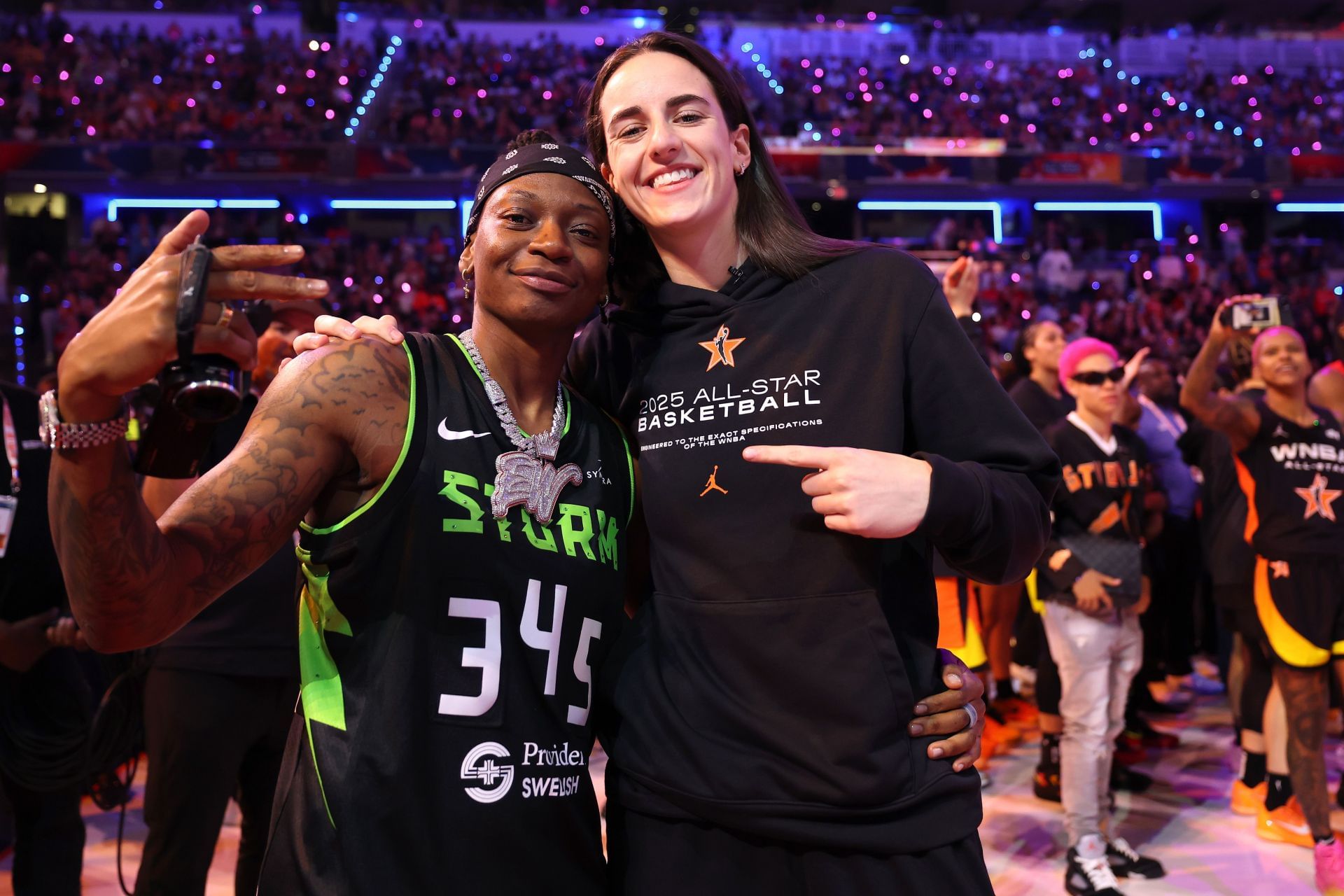 Erica Wheeler embraced the &#039;big sister&#039; role for Caitlin Clark. (Photo: GETTY)