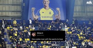 "He actually hates the club", "Should not let him play" - Fans unhappy with Cristiano Ronaldo's Al-Nassr teammate despite win over Istiklol