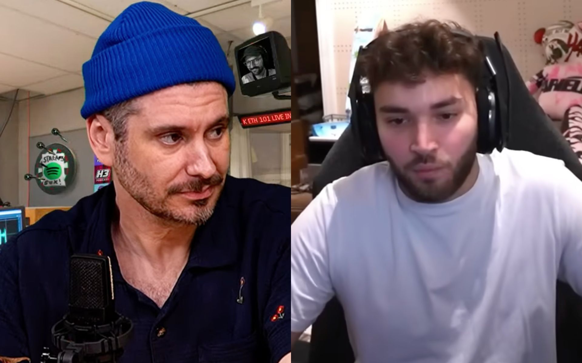 Adin Ross and Ethan Klein