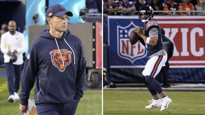 Watch: Ben Johnson fuming at Caleb Williams over Bears QB's costly mistakes in heartbreaking loss vs. Vikings