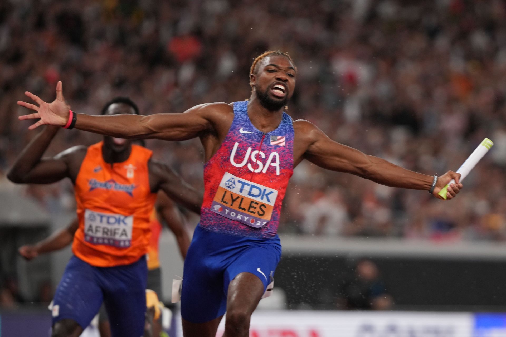  Lyles competes at the World Athletics Championships Tokyo 2025 - Source: Getty
