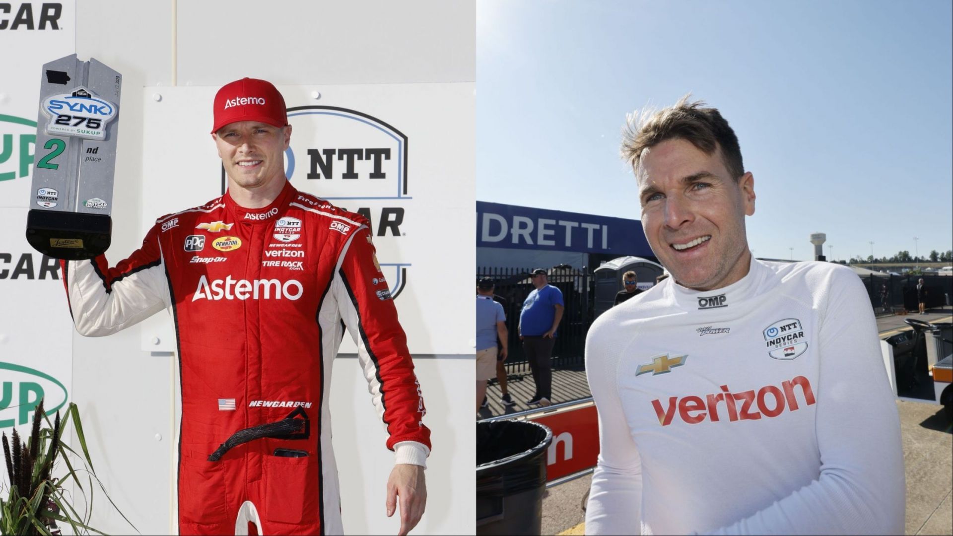 Image Credits: Getty, L: Josef Newgarden; R: Will Power