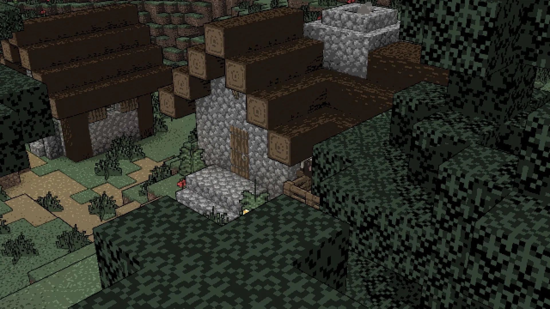 A shader pack that turns the blocky game into Lethal Company (Image via Modrinth)