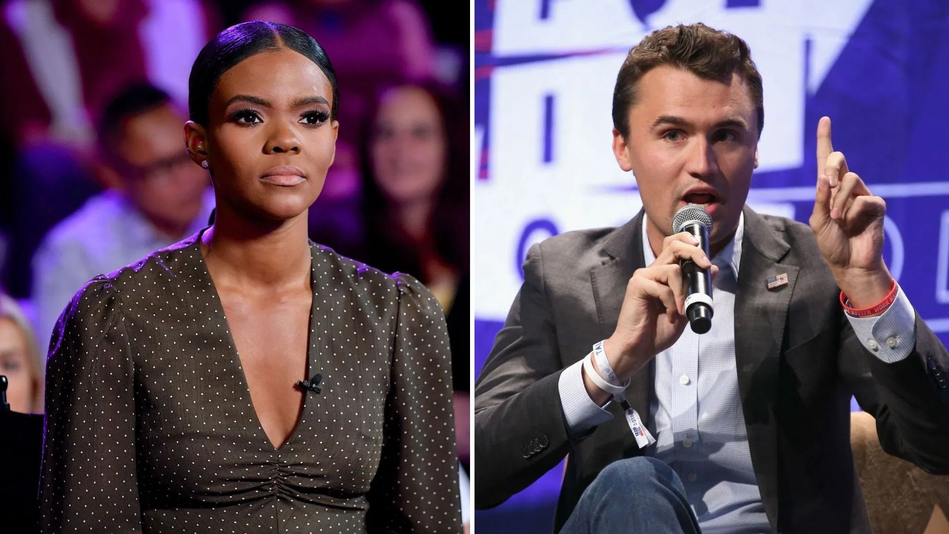 Candace Owens and Charlie Kirk
