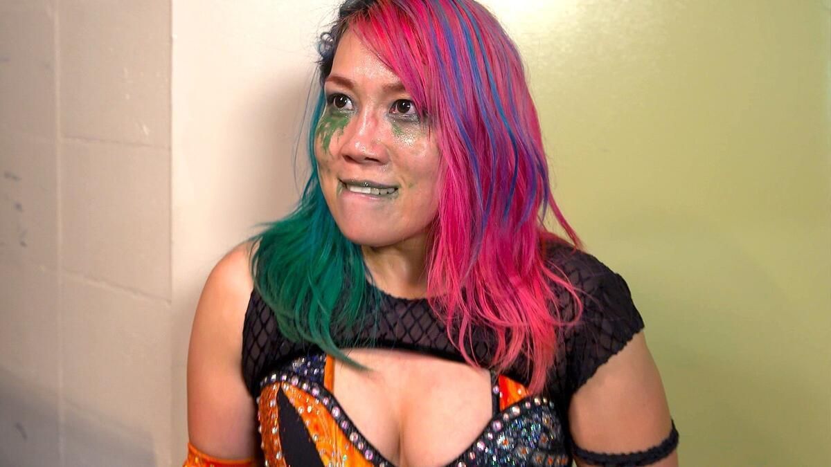 Wishes go out to WWE star Asuka (image via WWE)