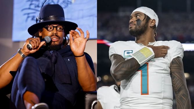 "It’s easier to hold a clicker and talk" - Tua Tagovailoa hits back at Cam Newton over ex-NFL MVP criticizing Dolphins QB's $53,100,000 salary