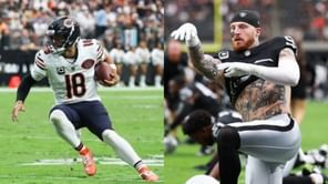"Stop painting your nails": NFL fans react as Caleb Williams gets picked by Maxx Crosby in Raiders vs. Bears Week 4 game