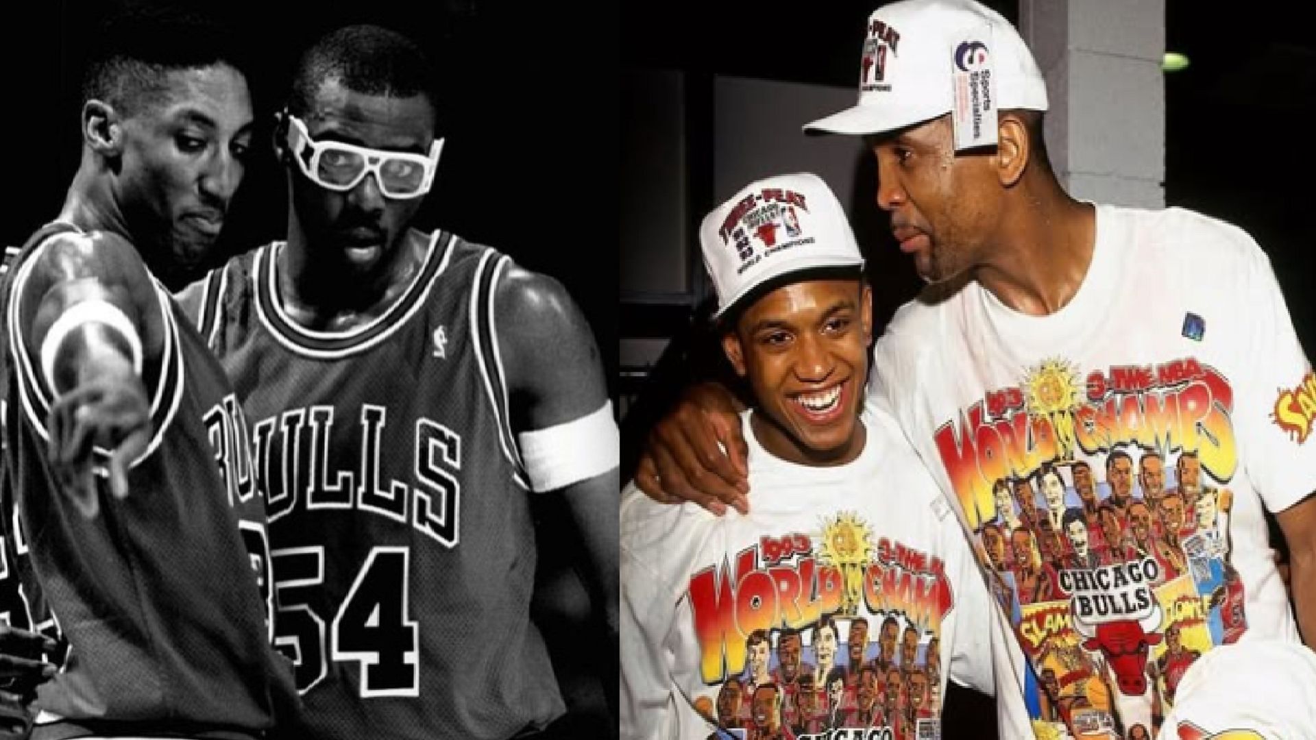 An image of Horace Grant and Bill Cartwright