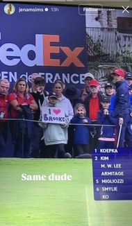 Image taken from Sims’ Instagram Story _ Source: Instagram/@jenamsims