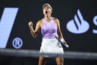 Camila Osorio at the Guadalajara Open Akron. (Source: Getty)