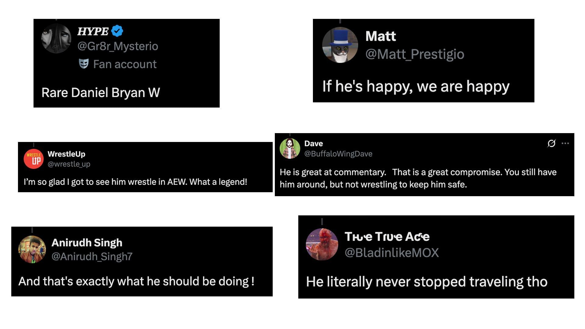 Screengrab of fans&#039; reactions (source: Drainmaker&#039;s X account)