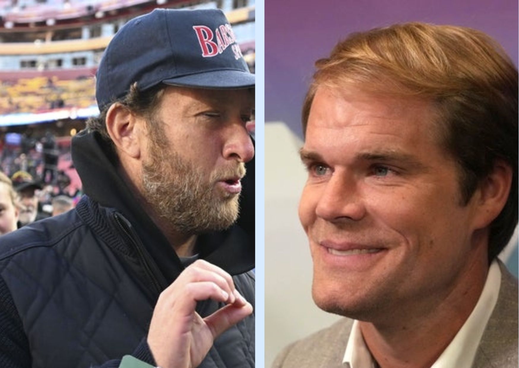 Barstool owner Dave Portnoy and Greg Olsen