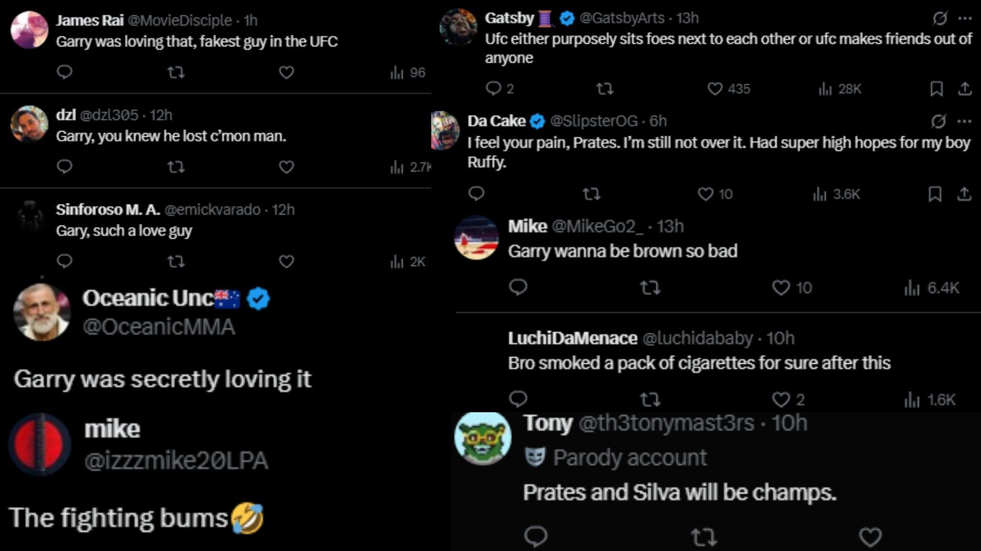 Fan comments. [Screenshots courtesy: @ChampRDS on X]