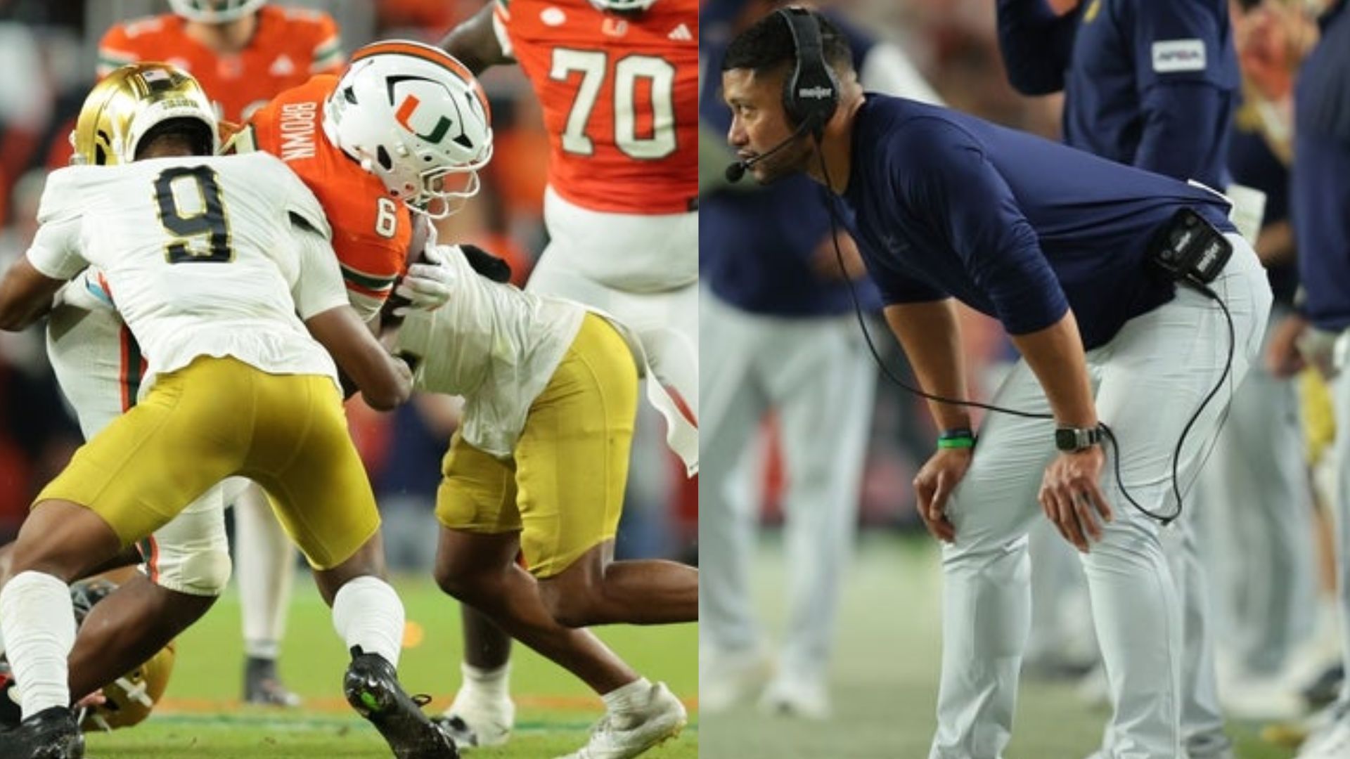 The Notre Dame Fighting Irish team