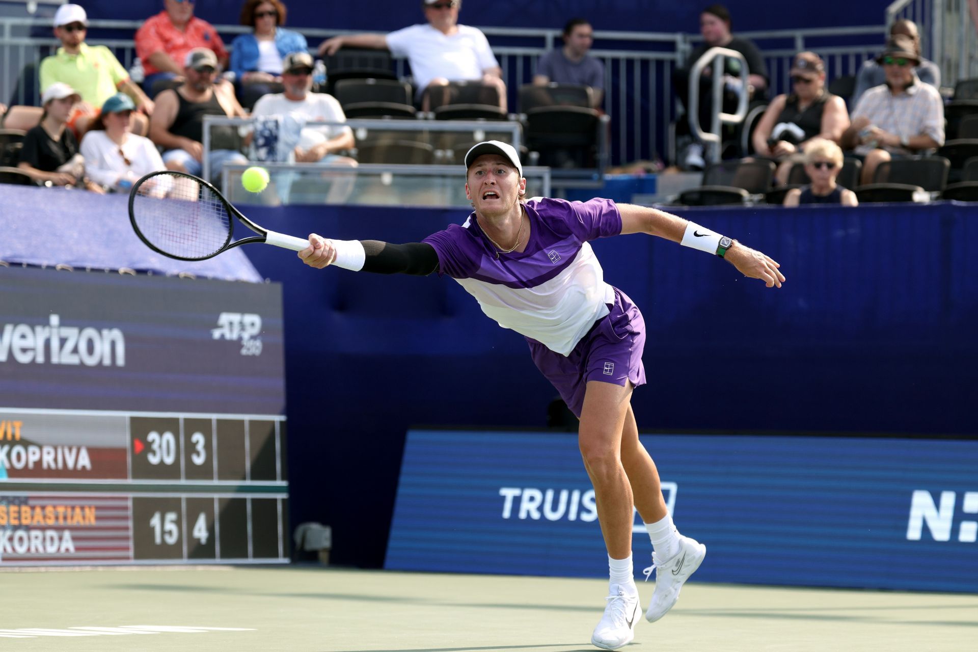 Sebastian Korda at the Winston-Salem Open 2025. (Photo: Getty)