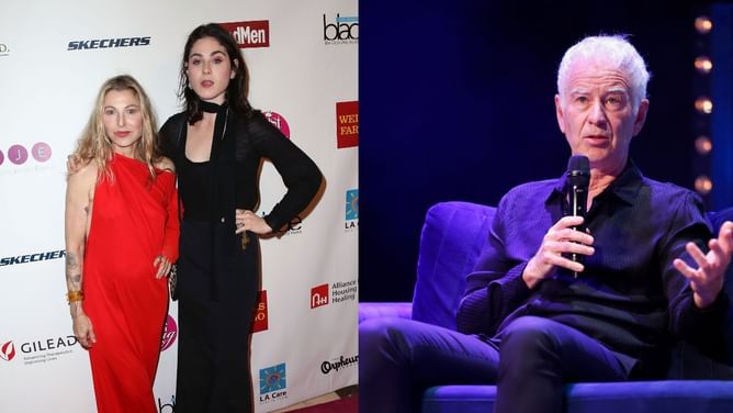 PICTURES: John McEnroe's daughter Emily turns up the style in chic formal outfits for magazine photoshoot