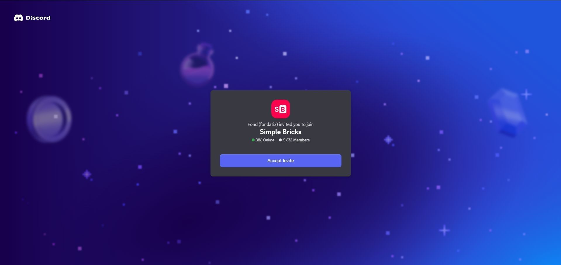 Discord link (Image via Discord)