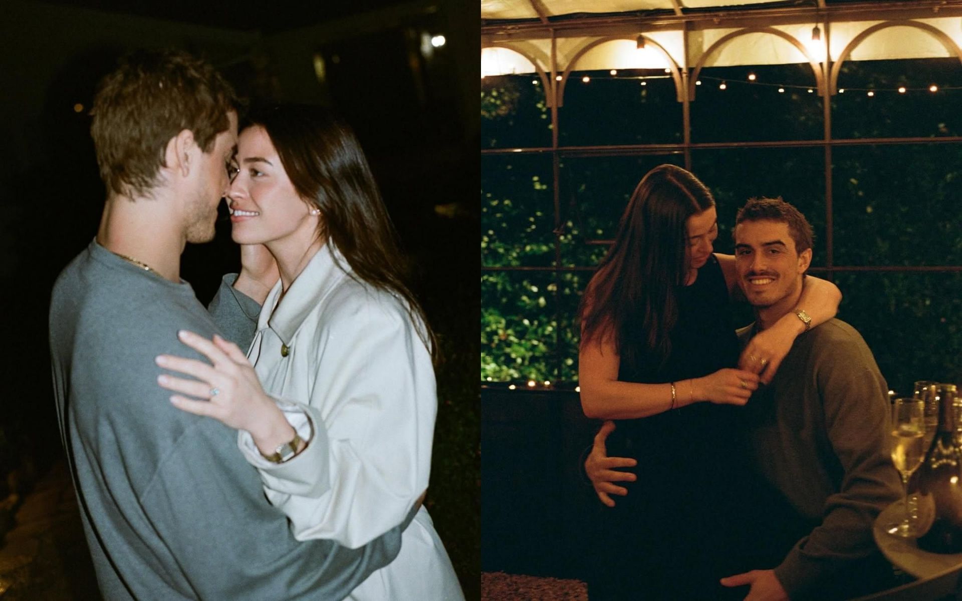 Joe Ryan with his fiancee Clare.(clarestonich/Instagram)