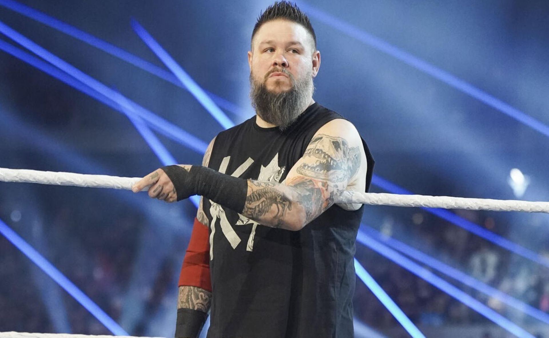Kevin Owens is one of many WWE stars to suffer a neck injury. (Image Credit: WWE.com).