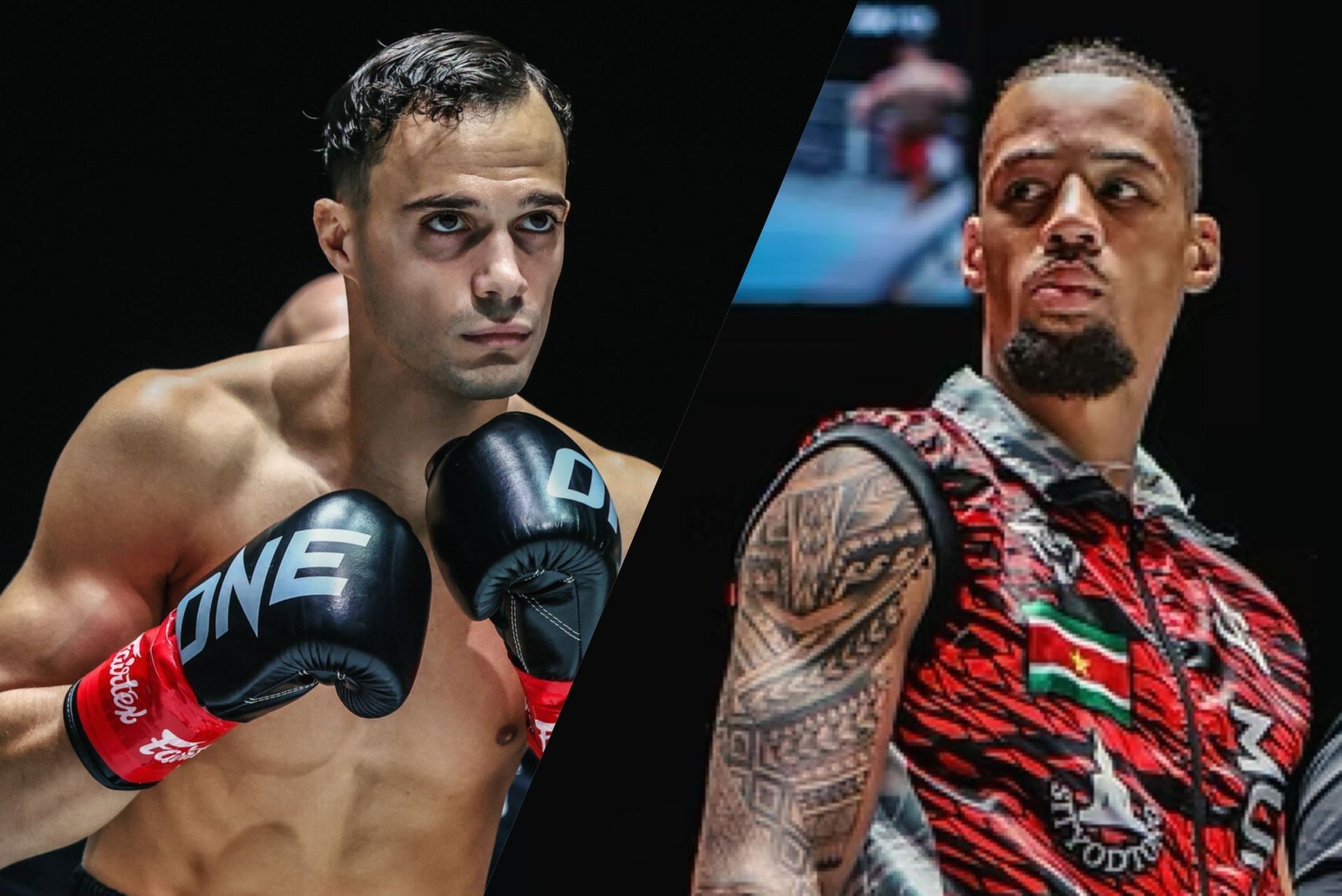(From left) Jonathan Di Bella and Regian Eersel. [Images: ONE Championship]