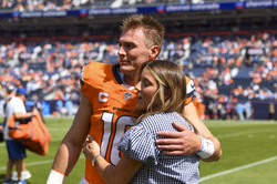 Bo Nix and wife Izzy light up Empower Field with picture-perfect postgame snap as Broncos beat Bengals 28-3
