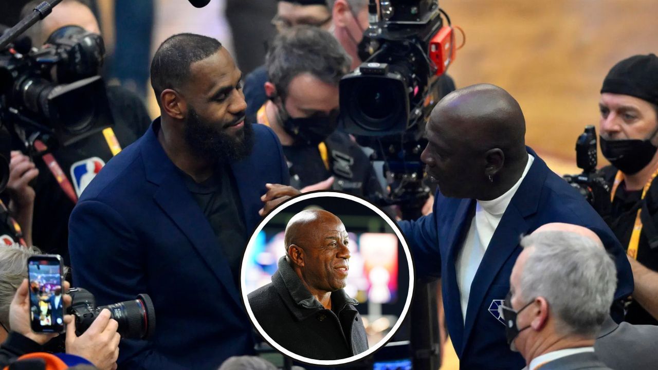 Magic Johnson picks Michael Jordan over LeBron James as the GOAT (Image Source: IMAGN)