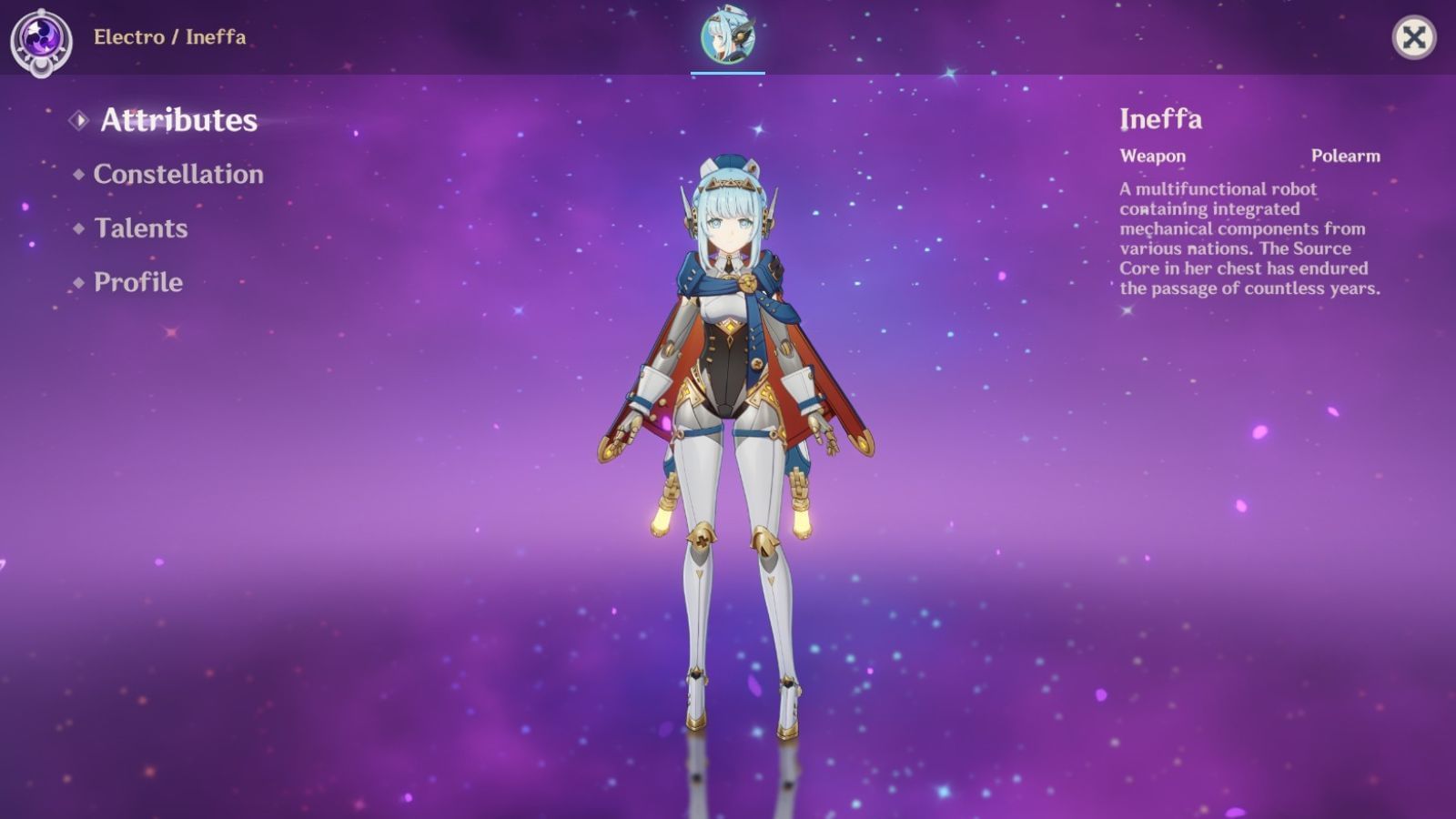 Ineffa (Image via HoYoverse)