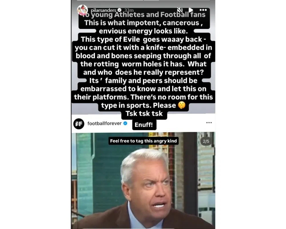 Image via Pilar Sanders Instagram