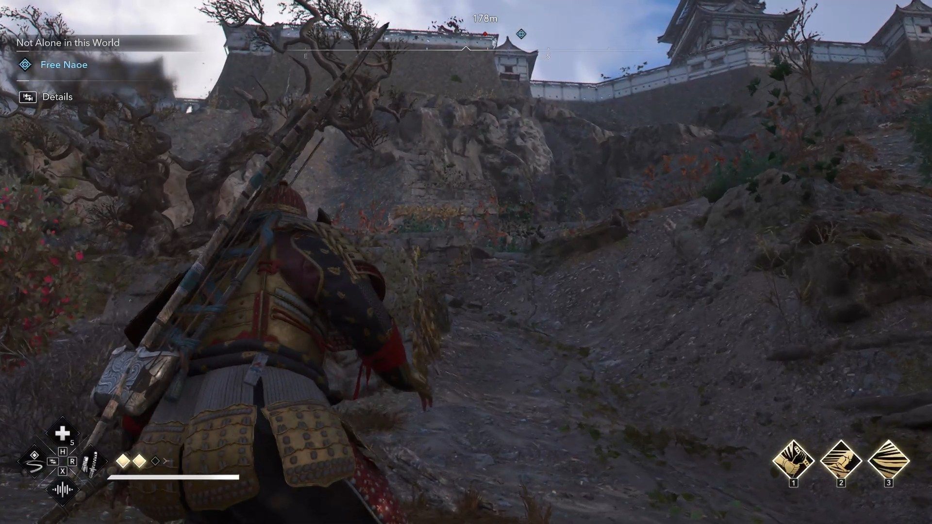 The twisted tree near the castle (Image via Ubisoft)