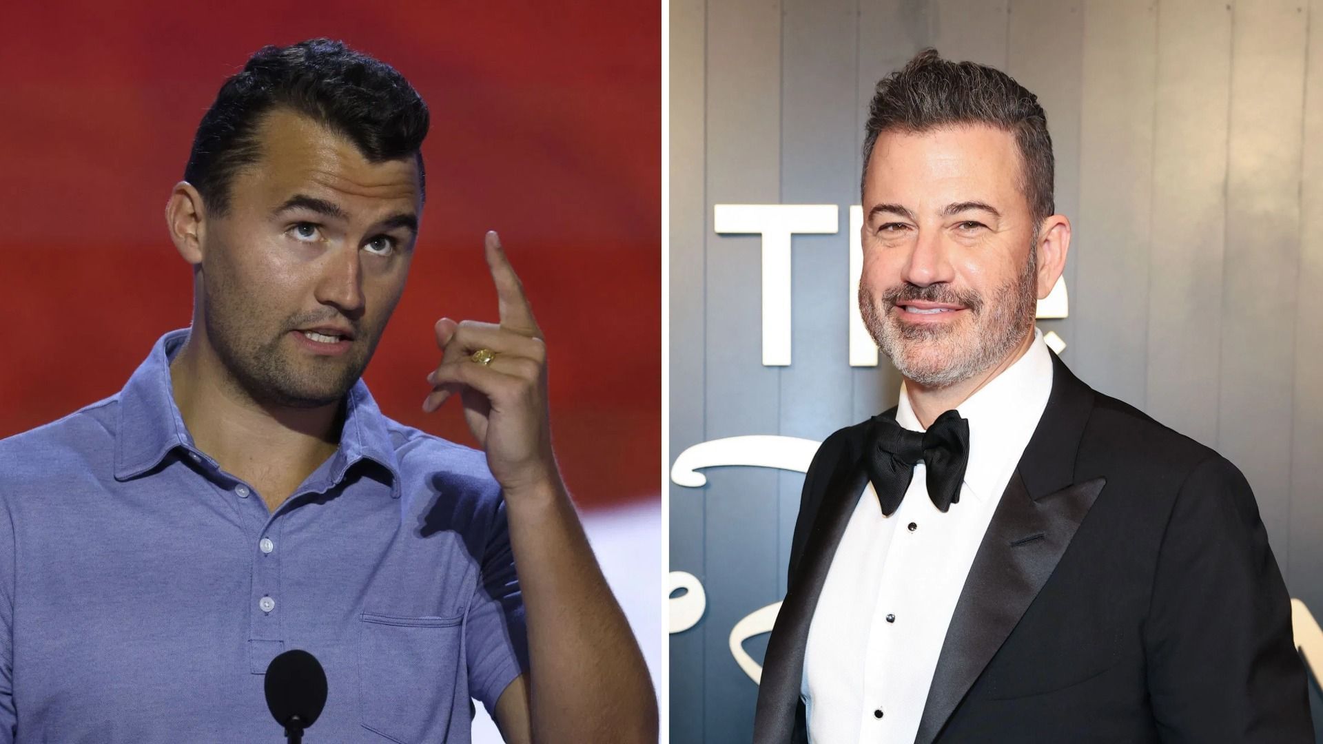 Charlie Kirk and Jimmy Kimmel