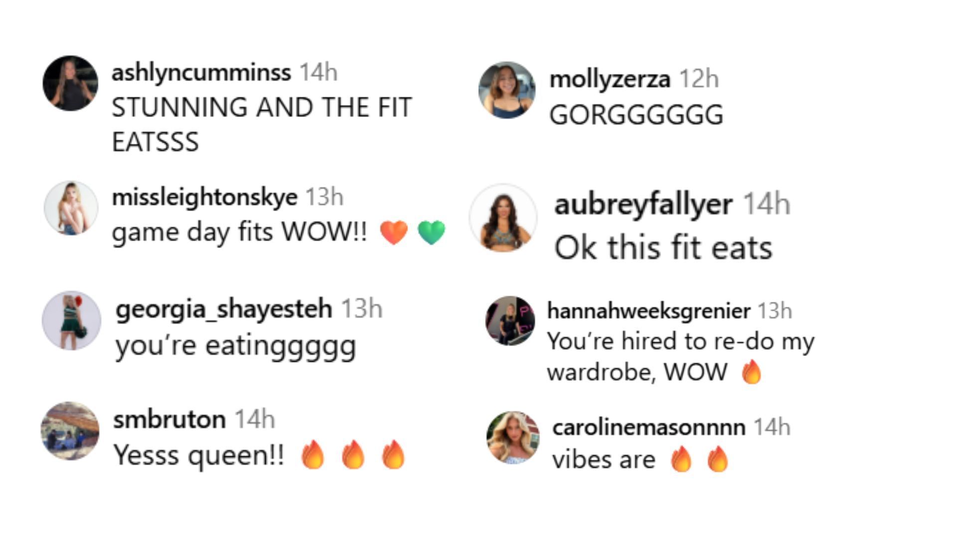 Kylie Beck fan reactions (Image Source: @kyliebeck/Instagram)