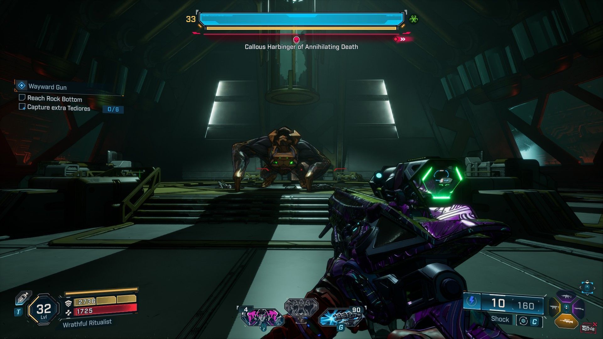 Defeat Callous Harbinger of Annihilating Death for a chance to get Hot Slugger (Image via 2K)